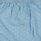 Girls' Light Blue Regular Fit Cotton Bloomers, Light Blue, small