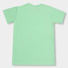 Boys' Half Sleeves T-Shirt, हल्का हरा, small image number null