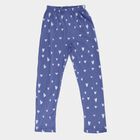 Girls' Lilac Regular Fit Dreamer Printed Pyjama, Lilac, small