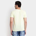 राउन्ड नेक टी-शर्ट, पीला, small image number null