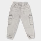 Boys' Trousers , Light Grey, small image number null