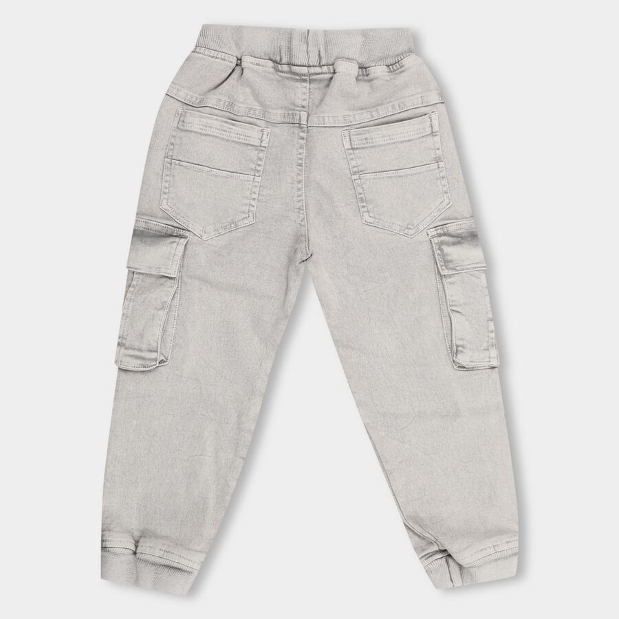 Boys' Trousers , Light Grey, large image number null
