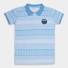 Boys' 100% Cotton Half Sleeves T-Shirt , हल्का नीला, small image number null