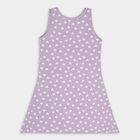 Girls' 100% Cotton Frock, लाइलेक, small image number null