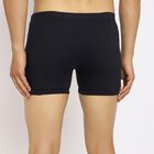 Men's 100% Cotton Trunks, काला, small image number null