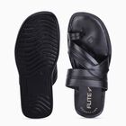 Men's Sandal, काला, small