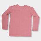 Boys' Bright Pink Round Neck Casual T-Shirt, गुलाबी, small image number null