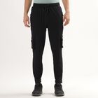Men's Cargo Track Pants , काला, small image number null