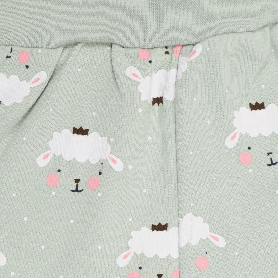 Infants' 100% Cotton Pyjama, Light Green, large