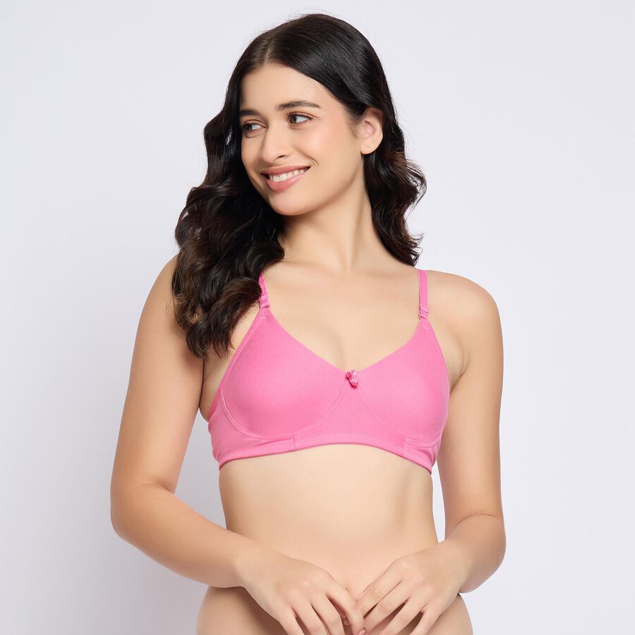 Ladies' Bra, Pink, large image number null