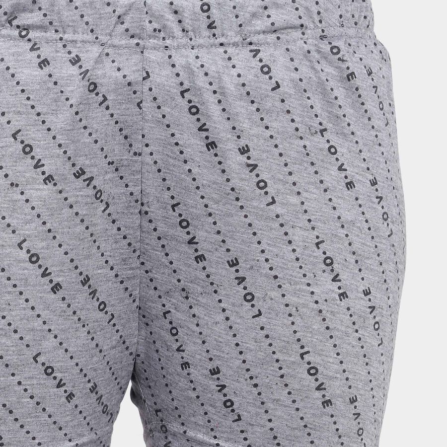 All Over Print Basic Shorts, Light Grey, large image number null