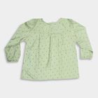 Girls' Blouse, Light Green, small image number null