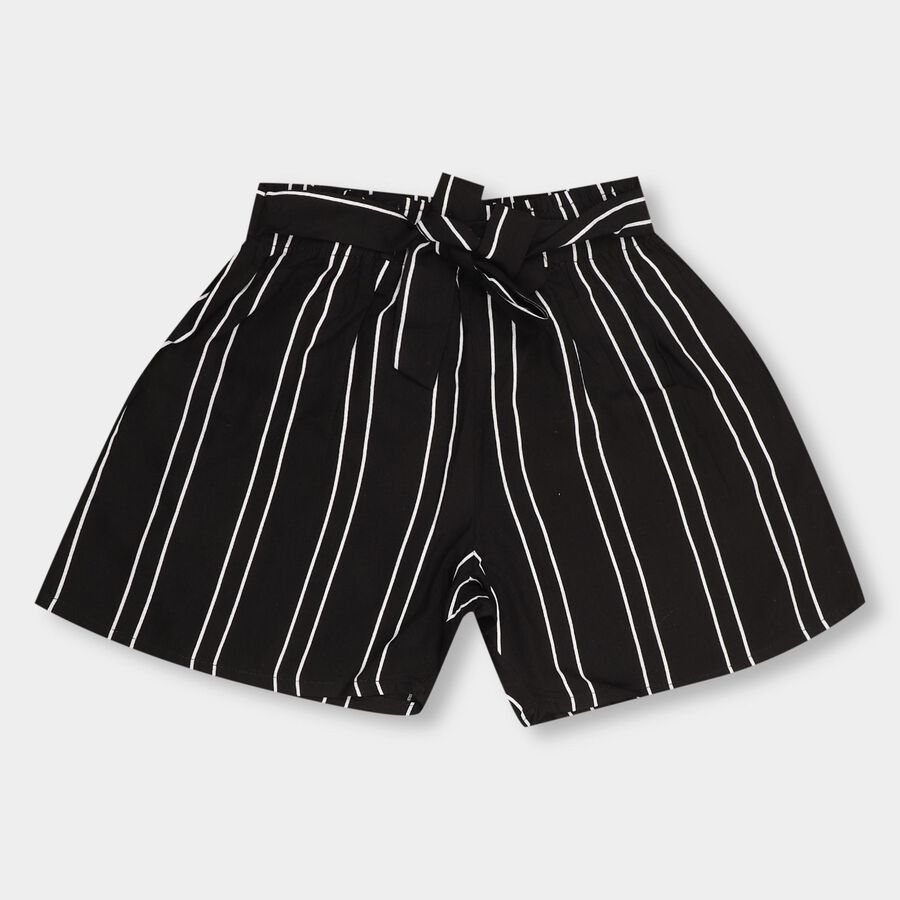 Girls' Shorts , Black, large image number null