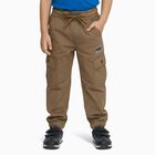 Boys' 100% Cotton Trouser, Khaki, small image number null