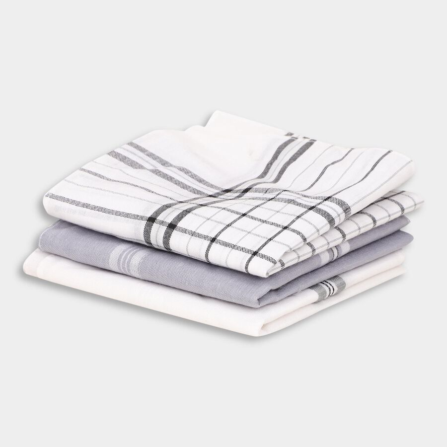 Men's Hanky , गहरा ग्रे, large image number null