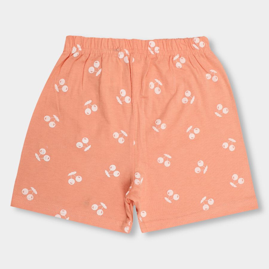 Girls' Shorts, पीच, large image number null