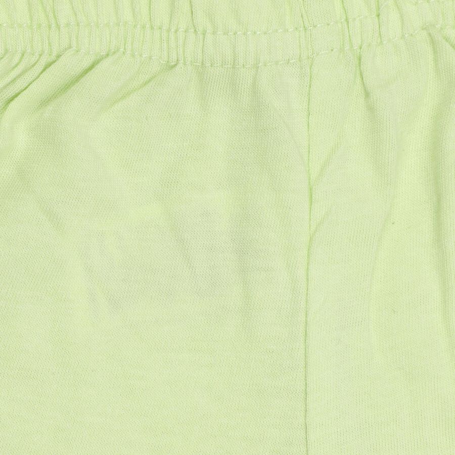 Infants' 100% Cotton Half Pant , Light Green, large image number null