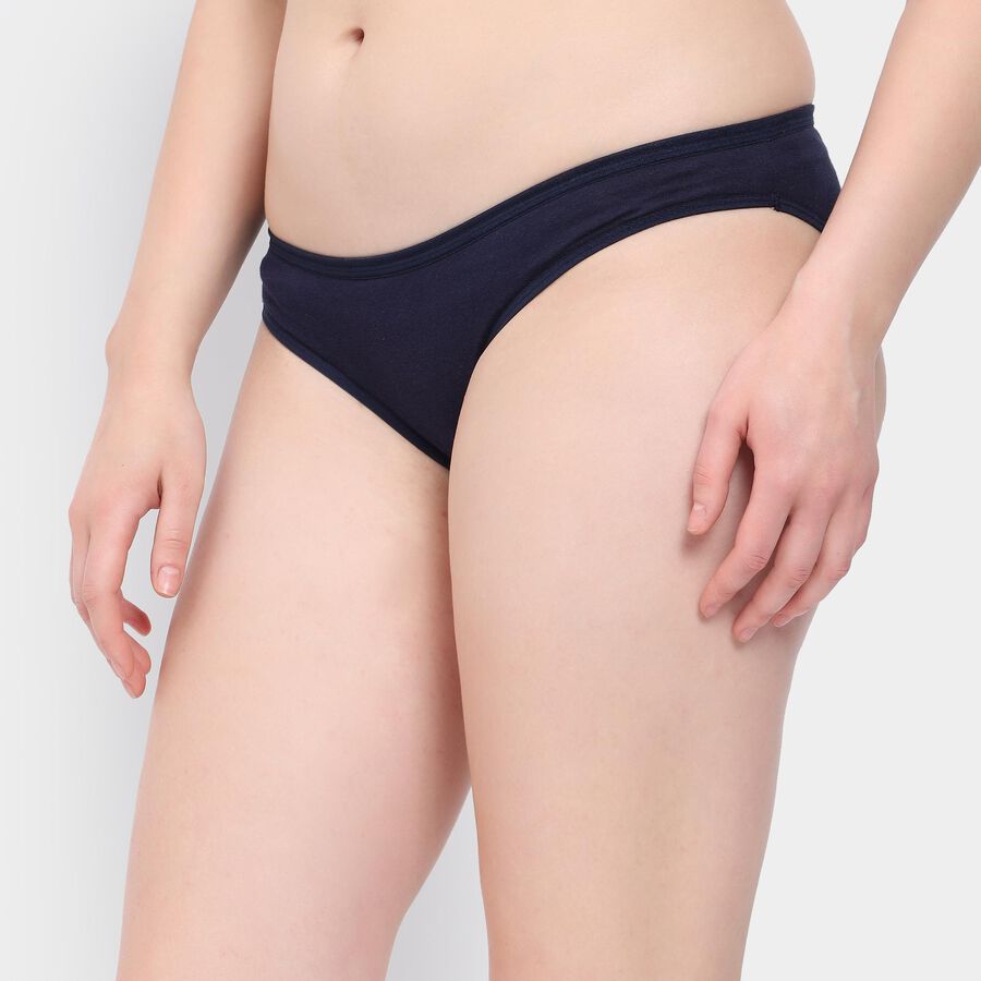 Ladies' 100% Cotton Panty , नेवी ब्लू, large image number null