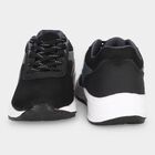 Men's Grey Lace-Up Sneakers, ग्रे, small
