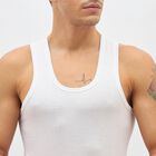 Men's Vest, White, small image number null