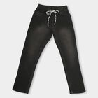 Boys' Faded Charcoal Black Slim Fit Basic Jeans, ओलिव, small image number null