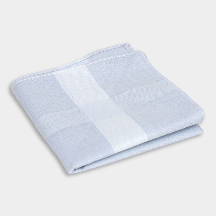 Men's Cotton Hanky, Light Blue, large image number null