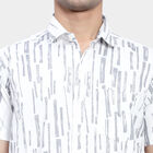 Cotton Printed Casual Shirt, White, small image number null
