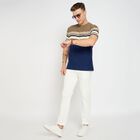 Men's 100% Cotton Round Neck Half Sleeves T-Shirt, Olive, small image number null