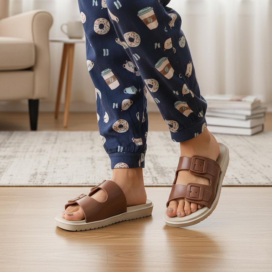 Ladies' Slipper, गहरा पीला, large