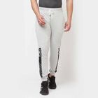 Cut N Sew Track Pants, Melange Mid Grey, small image number null