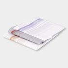 Men's White Cotton Contrast Border Handkerchief Set, सफ़ेद, small image number null