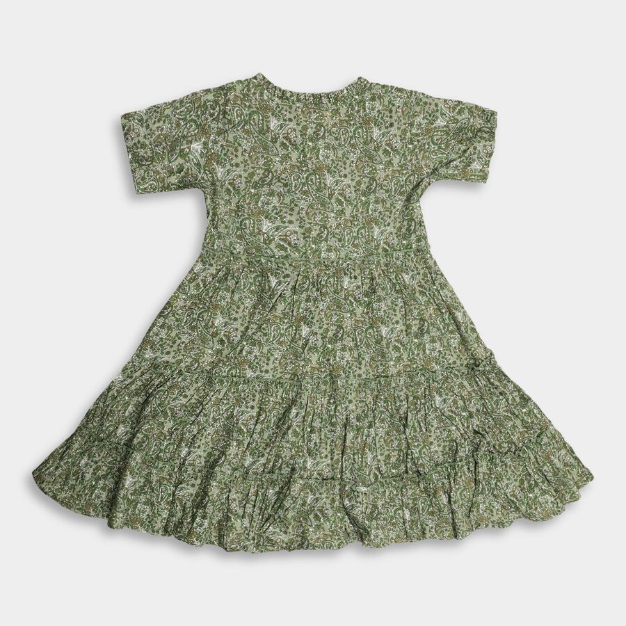 Girls' Dress , Light Green, large image number null