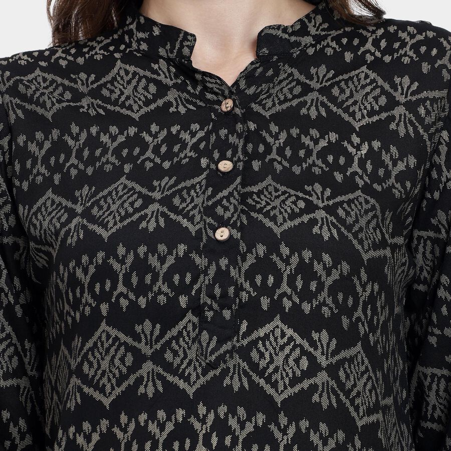 Ladies' Kurti , Black, large image number null