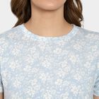 All Over Print Knee Length Women, हल्का नीला, small image number null