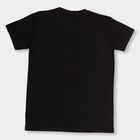 Boys' Half Sleeves T-Shirt, काला, small image number null