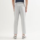 Men's Light Grey Regular Fit Cut And Sew Track Pants, Light Grey, small image number null