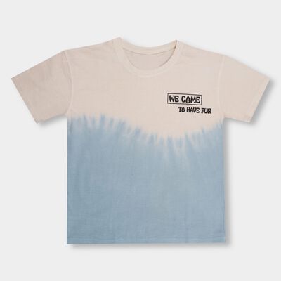 Boys' 100% Cotton Half Sleeves T-Shirt
