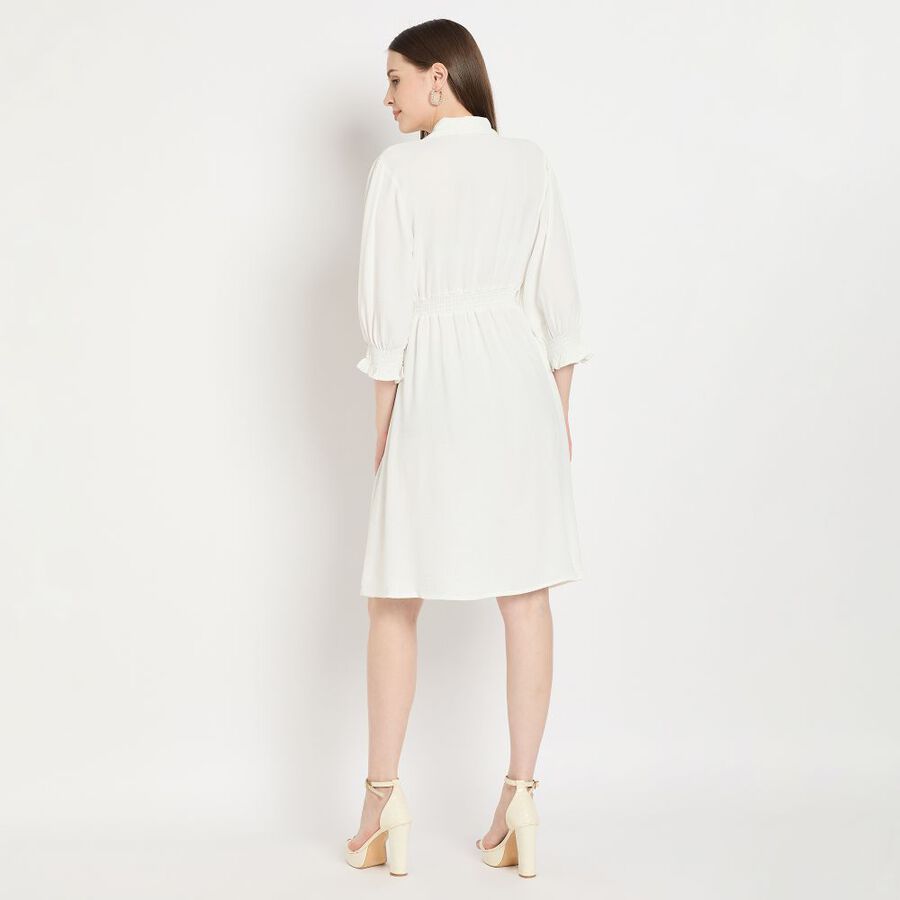 Ladies' Dress, ऑफ व्हाइट, large image number null