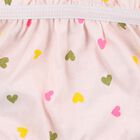 Infants Pastel Pink Cotton Ruffled Bloomers, हल्का गुलाबी, small image number null