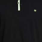 Men's 100% Cotton Collared Half Sleeves T-Shirt , काला, small image number null