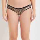 Cotton Printed Panty, Black, small image number null