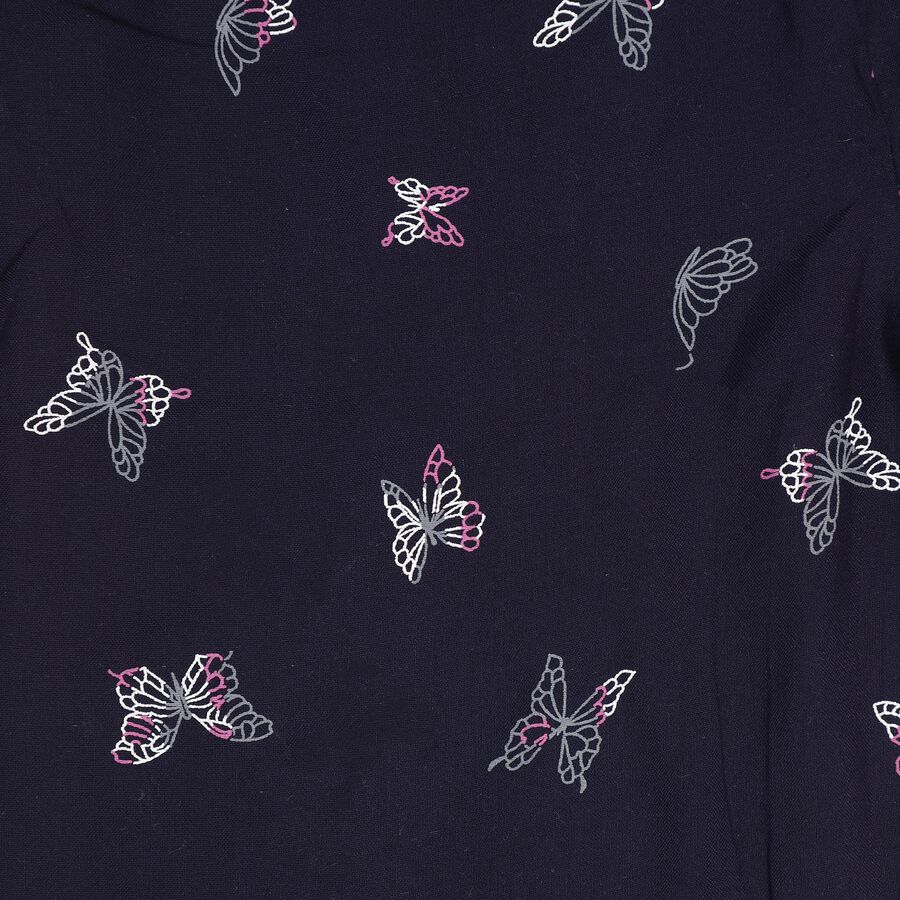 Girls' Capris, Navy Blue, large image number null