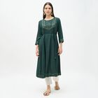 Ladies' Kurta, Dark Green, small image number null