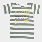 Boys Cotton T-Shirt, Off White, small image number null