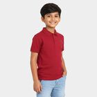 Boys Pink Round Neck Casual Boys T-Shirt, गुलाबी, small