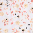 Infant Girls' 100% Cotton Short Set, Off White, small image number null