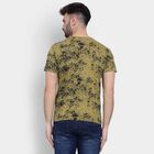 Cotton Round Neck T-Shirt, Olive, small image number null