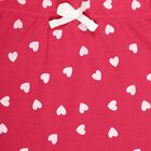 Girls' Multicolor Printed Pull-Up Skirt, Fuchsia, small image number null