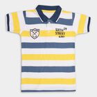 Boys' 100% Cotton Half Sleeves T-Shirt , पीला, small image number null