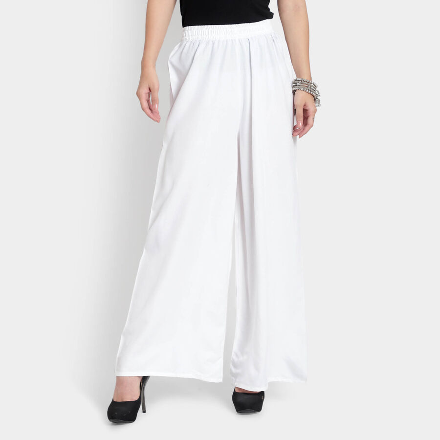 Solid Palazzo, White, large image number null